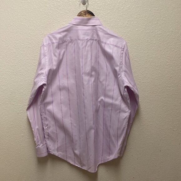 Robert Graham Striped Dress Shirt Size 16 - Picture 8 of 10